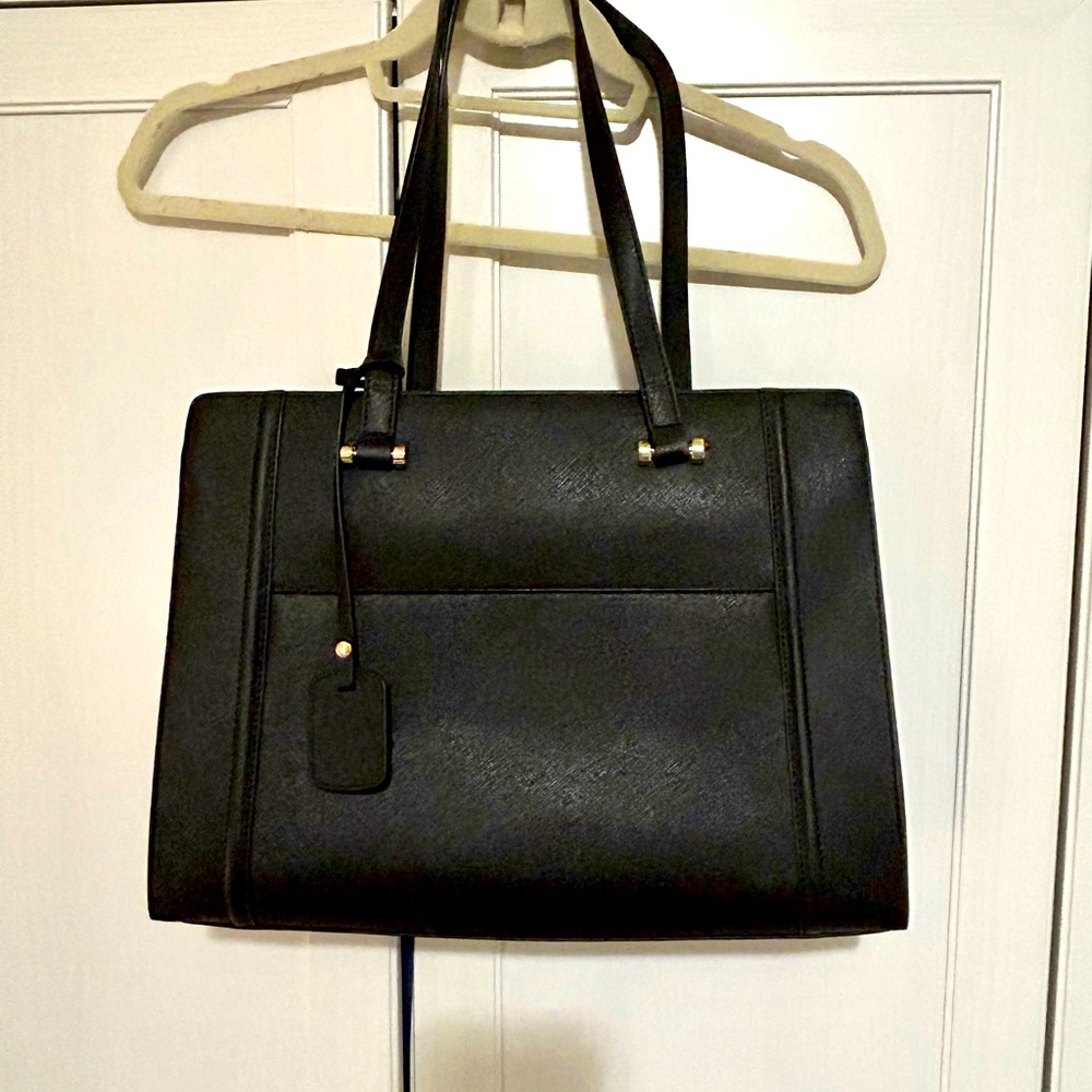 White House Black Market saffiano leather bag